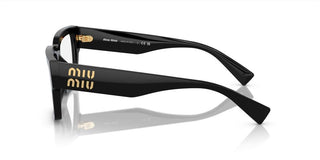 Miu Miu VMU 02XV women Black Geometric Eyeglasses