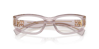 Miu VMU 04YV women Pink Rectangle Eyeglasses