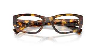 Miu VMU 04YV women Havana Rectangle Eyeglasses