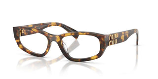 Miu VMU 04YV women Havana Rectangle Eyeglasses