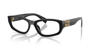 Miu VMU 04YV women Black Rectangle Eyeglasses