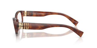 Miu VMU 04YV women Havana Rectangle Eyeglasses