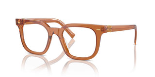 Miu Miu Vmu 06xv Women Brown Squared Eyeglasses