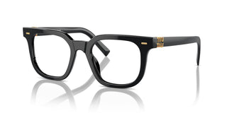 Miu Miu Vmu 06xv Women Black Squared Eyeglasses