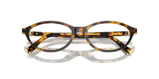 Miu Miu Vmu 09xv Women Havana Geometric Eyeglasses