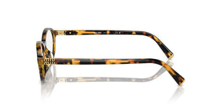 Miu Miu Vmu 09xv Women Havana Geometric Eyeglasses