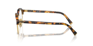 Miu Miu Vmu 10xv Women Havana Round Eyeglasses