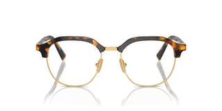 Miu Miu Vmu 10xv Women Havana Round Eyeglasses