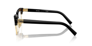 Miu Miu Vmu 11xv Women Black Squared Eyeglasses