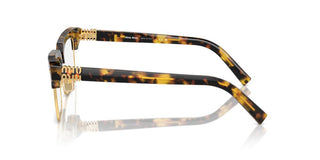 Miu Miu Vmu 11xv Women Havana Squared Eyeglasses