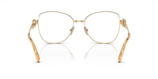 Miu Miu Vmu 50xv Women Gold Geometric Eyeglasses