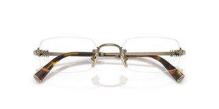 Miu VMU 50YV women Gold Geometric Eyeglasses
