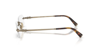 Miu VMU 50YV women Gold Geometric Eyeglasses