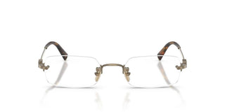 Miu VMU 50YV women Gold Geometric Eyeglasses