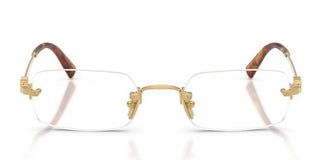 Miu VMU 50YV women Gold Geometric Eyeglasses