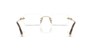 Miu VMU 50YV women Gold Geometric Eyeglasses
