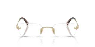 Miu VMU 50YV women Gold Geometric Eyeglasses