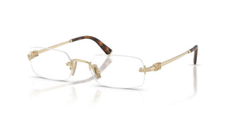 Miu VMU 50YV women Gold Geometric Eyeglasses