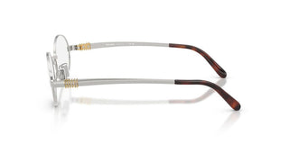 Miu Miu Vmu 50zv Women Silver Round Eyeglasses
