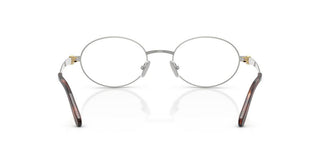 Miu Miu Vmu 50zv Women Silver Round Eyeglasses