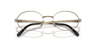 Miu VMU 50ZV women Gold Round Eyeglasses