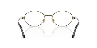Miu VMU 50ZV women Gold Round Eyeglasses