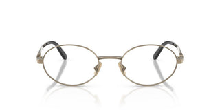 Miu VMU 50ZV women Gold Round Eyeglasses