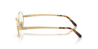 Miu VMU 50ZV women Gold Round Eyeglasses