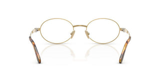 Miu VMU 50ZV women Gold Round Eyeglasses