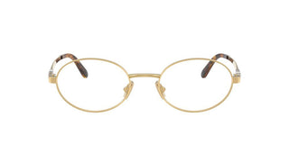 Miu VMU 50ZV women Gold Round Eyeglasses