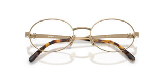 Miu Miu Vmu 50zv Women Gold Round Eyeglasses