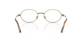 Miu VMU 50ZV women Gold Round Eyeglasses