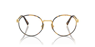 Miu Miu VMU 52XV women Havana Round Eyeglasses
