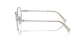 Miu Miu Vmu 52xv Women Silver Round Eyeglasses