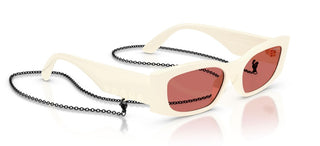 Vogue Vo5655su Women White Rectangle Sunglasses