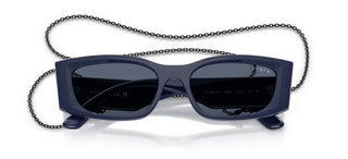 Vogue Vo5655su Women Blue Rectangle Sunglasses