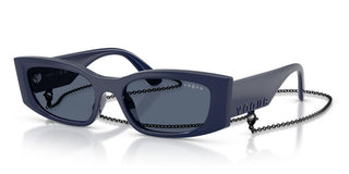 Vogue Vo5655su Women Blue Rectangle Sunglasses