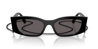 Vogue Vo5655su Women Black Rectangle Sunglasses