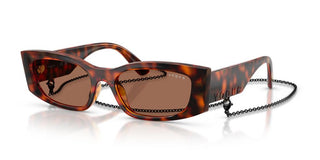 Vogue Vo5655su Women Havana Rectangle Sunglasses