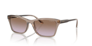 Vogue Vo 5551s Women Brown Squared Sunglasses