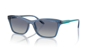 Vogue Vo 5551s Women Blue Squared Sunglasses