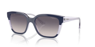 Vogue Vo 5558s Women Blue Squared Sunglasses