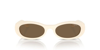 Vogue Vo 5582s Women White Oval Sunglasses