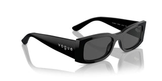 Vogue Vo 5584s Women Black Rectangle Sunglasses