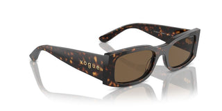 Vogue Vo 5584s Women Havana Rectangle Sunglasses