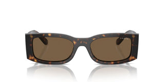 Vogue Vo 5584s Women Havana Rectangle Sunglasses