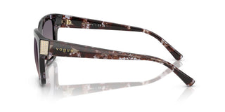 Vogue Vo 5613sb Women Havana Squared Sunglasses
