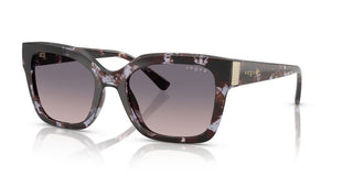 Vogue Vo 5613sb Women Havana Squared Sunglasses