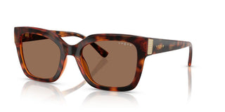 Vogue Vo 5613sb Women Havana Squared Sunglasses
