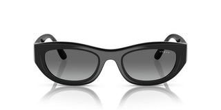 Vogue Vo 5616s Women Black Oval Sunglasses